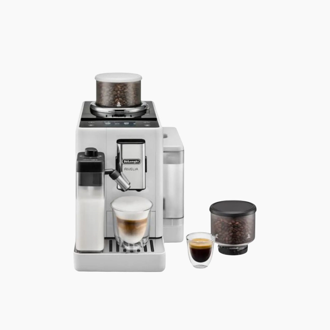 Delonghi Espresso Maker Rivelia Arctic Fully Automatic Coffee Maker