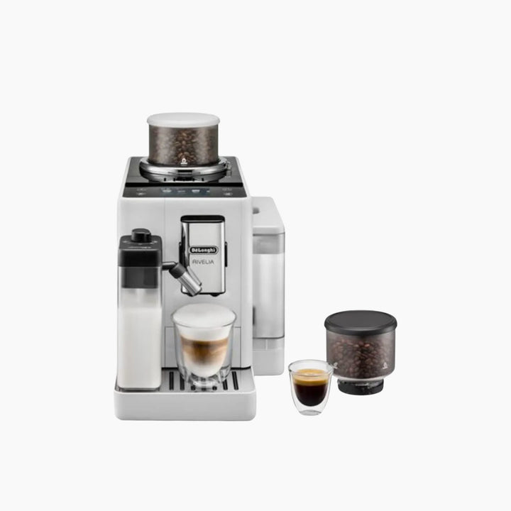 Delonghi Espresso Maker Rivelia Arctic Fully Automatic Coffee Maker