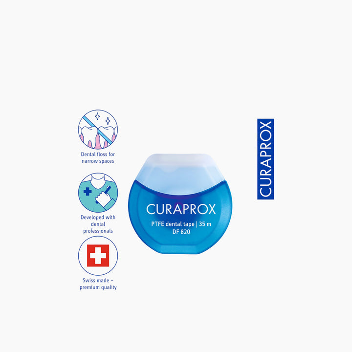 Curaprox Dental Tape DF 820 PTFE - 35m - HUNA