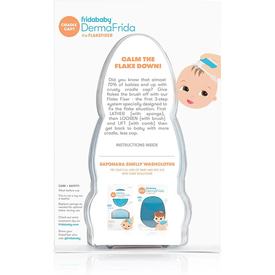 FridaBaby Dermafrida FlakeFixer 3-step cradle cap system