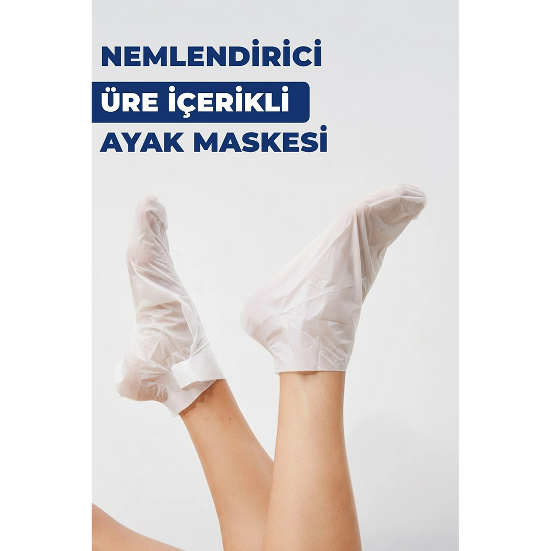 Dermokil 10% Urea foot mask for heel crack care and moisturizing