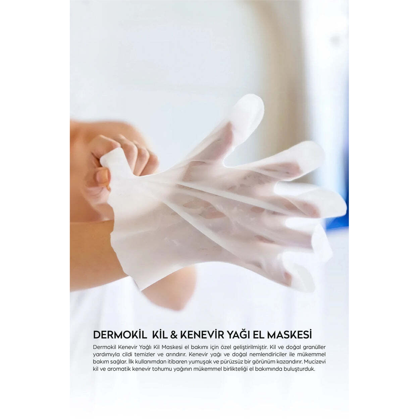 Dermokil Hand Care Mask with Clay & Hemp Seed Oil Dermokil Hand Care Mask with Clay & Hemp Seed Oil