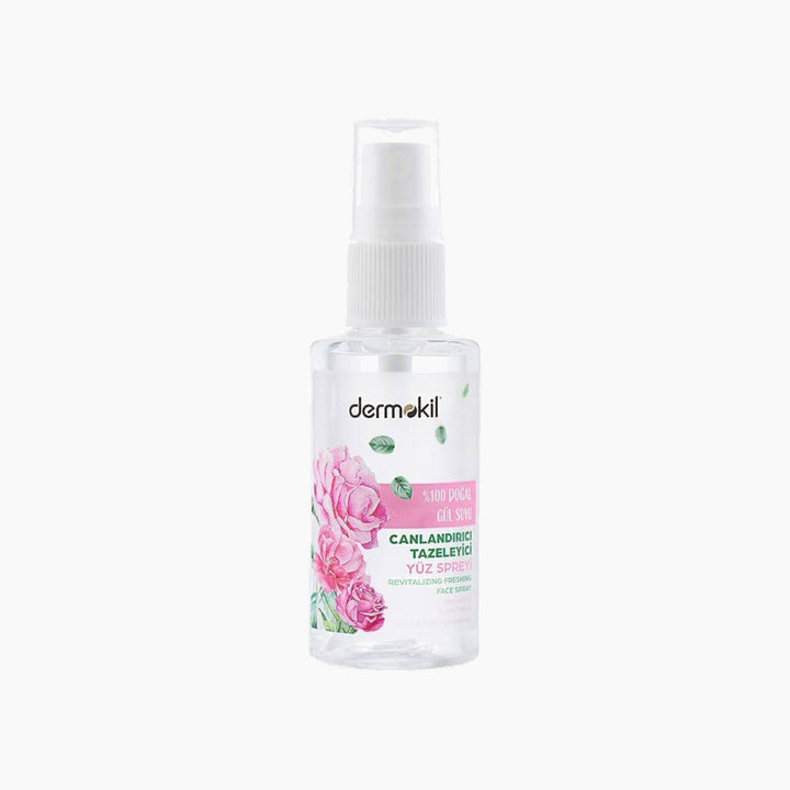 Dermokil revitalizing face spray with 100% natural rose water