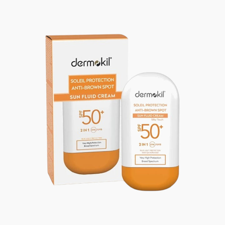 Dermokil SPF 50+ Sun Protection &amp; Anti-Spot Fluid Cream
