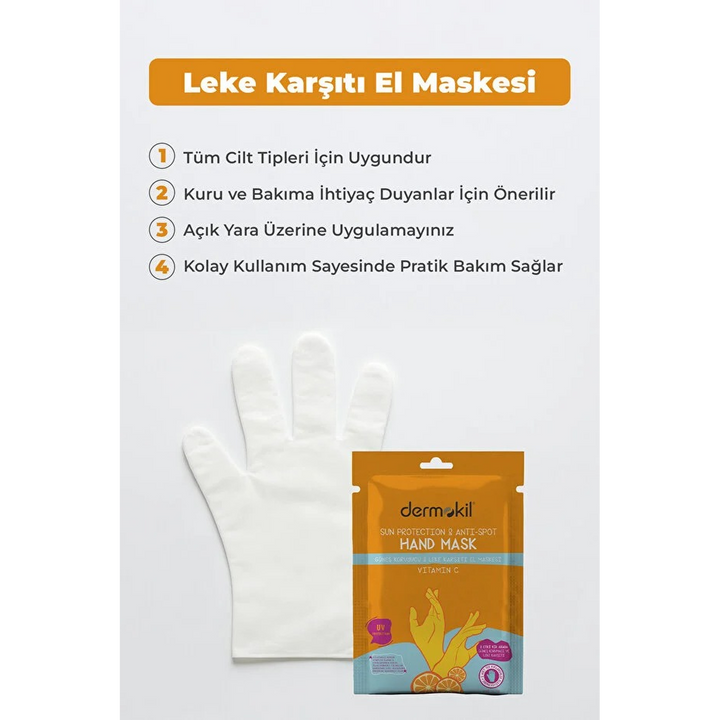 Dermokil Vitamin C Anti-Spot &amp; Sun Protection Hand Mask