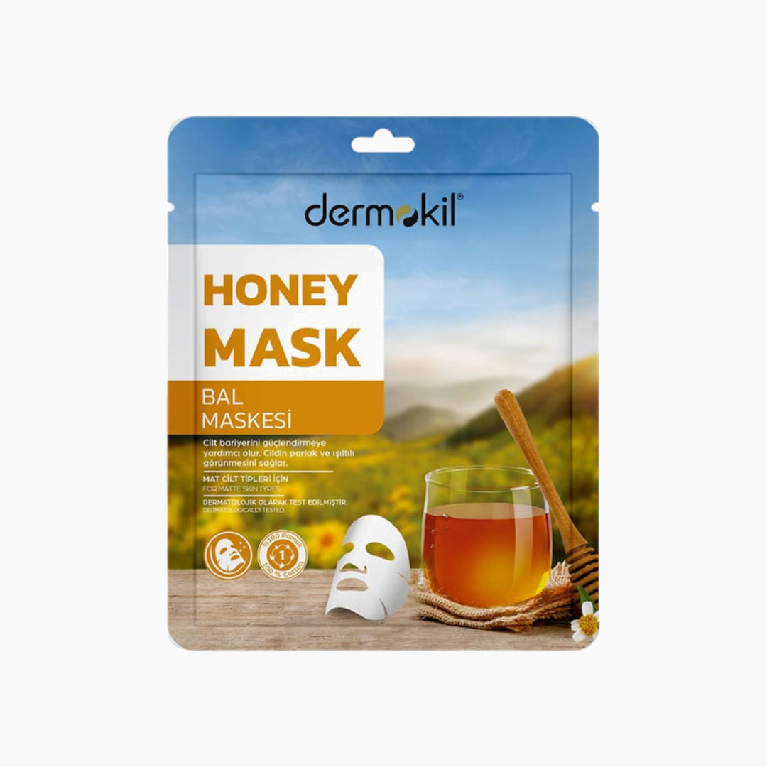 Dermokil Honey sheet mask with natural cotton