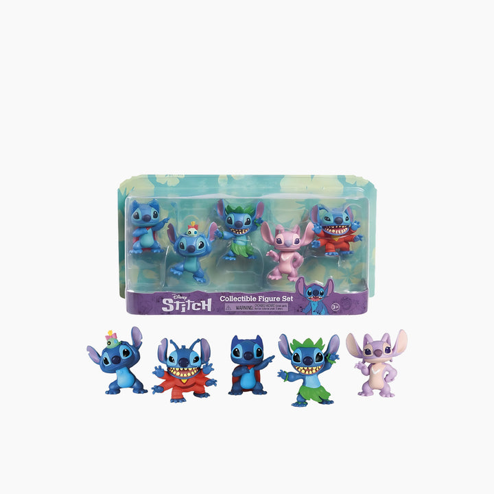 just play Disney Lilo &amp; Stitch Collectible Stitch Figure Set - HUNA