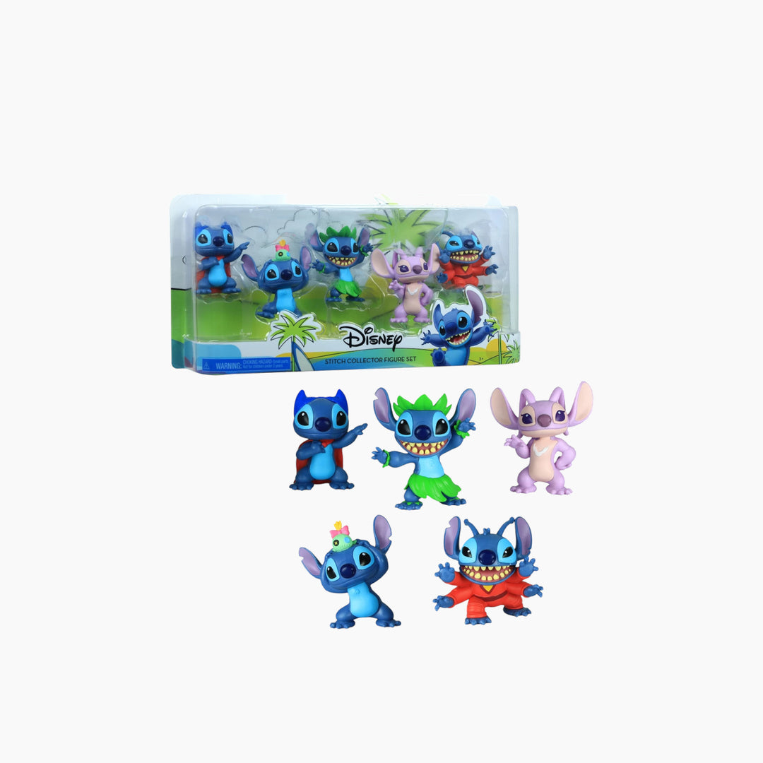 just play Disney Lilo &amp; Stitch Collectible Stitch Figure Set - HUNA