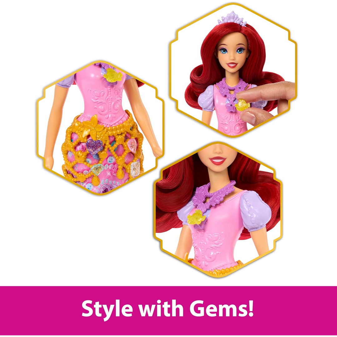 DisneyPrincessFashionDollSpinAndRevealAriel_2_framed - HUNA