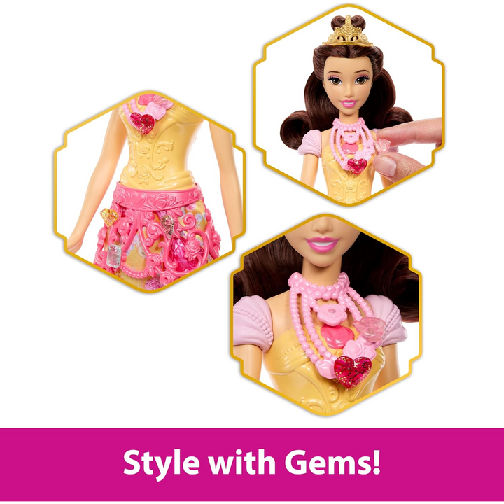 DisneyPrincessFashionDollSpinAndRevealBelle_5_framed - HUNA