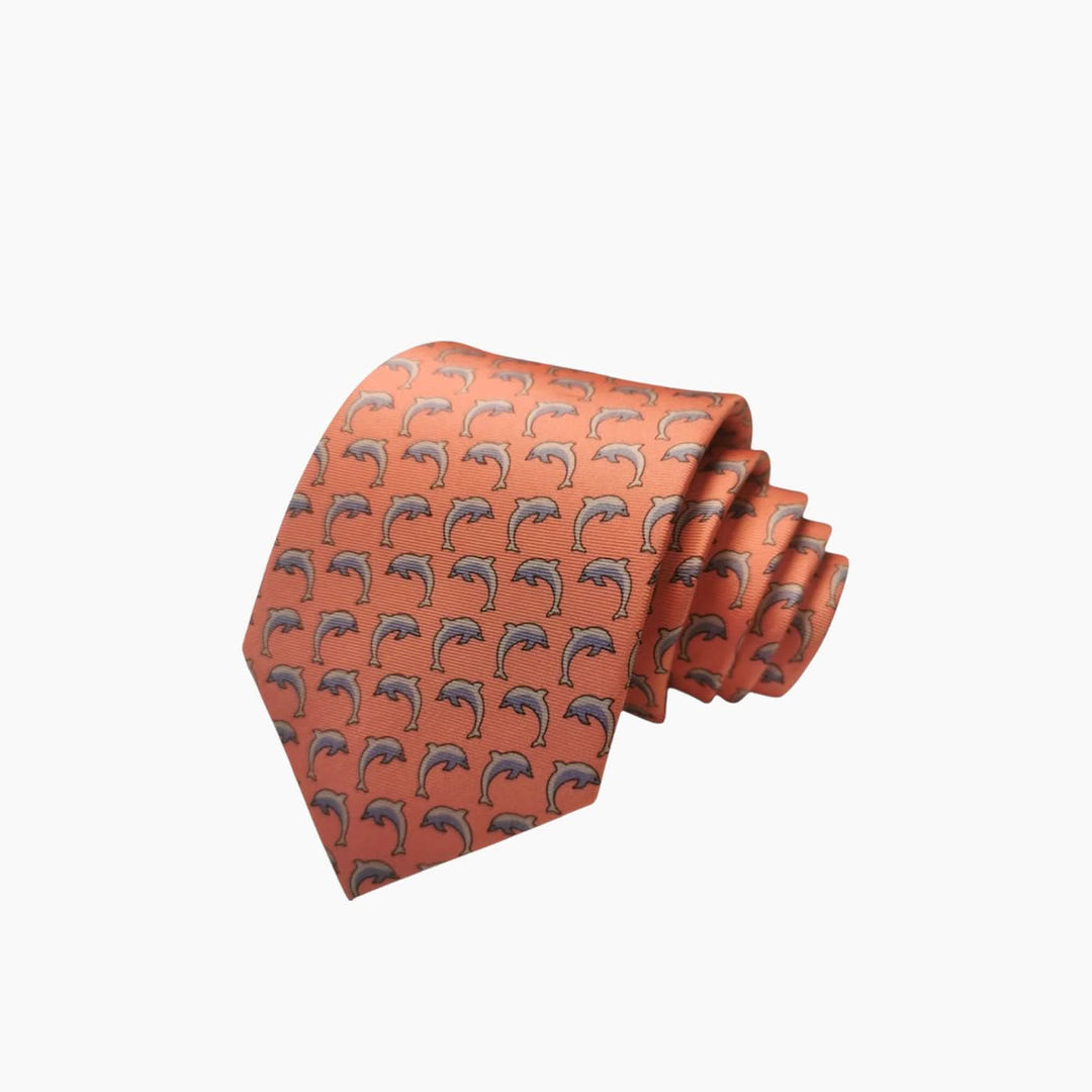 Leopardous Silk Tie