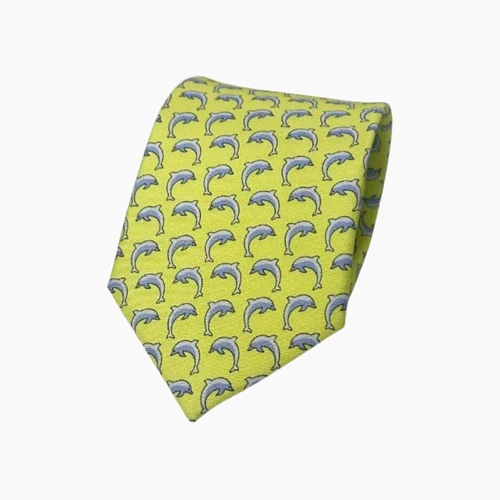 Leopardous Silk Tie