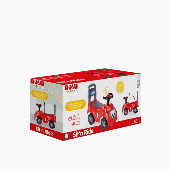 Dolu Sit and Ride Full Mini Ranger - Red