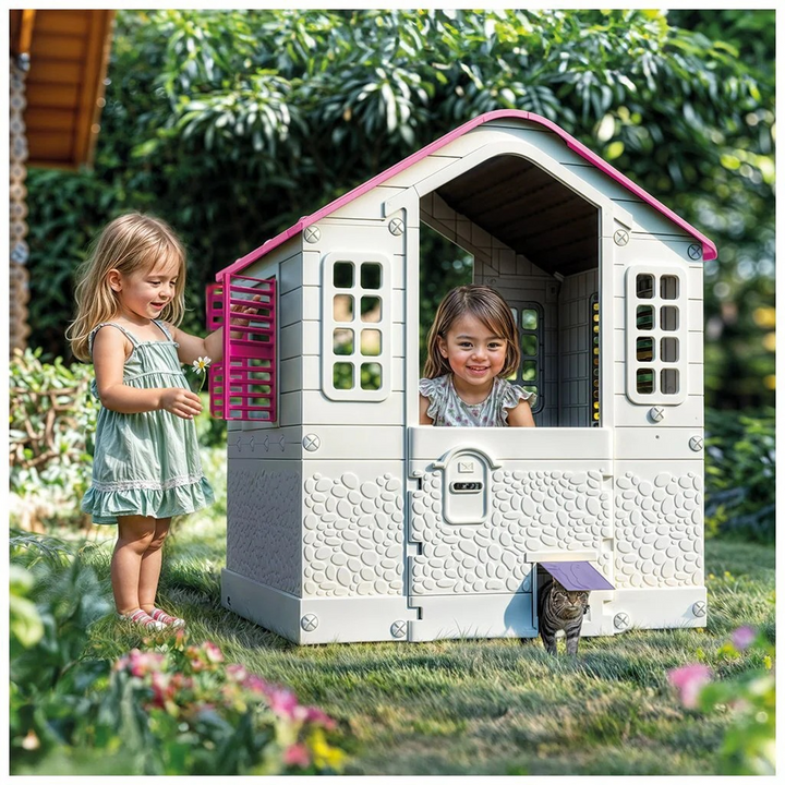 Dolu Playhouse White and Pink