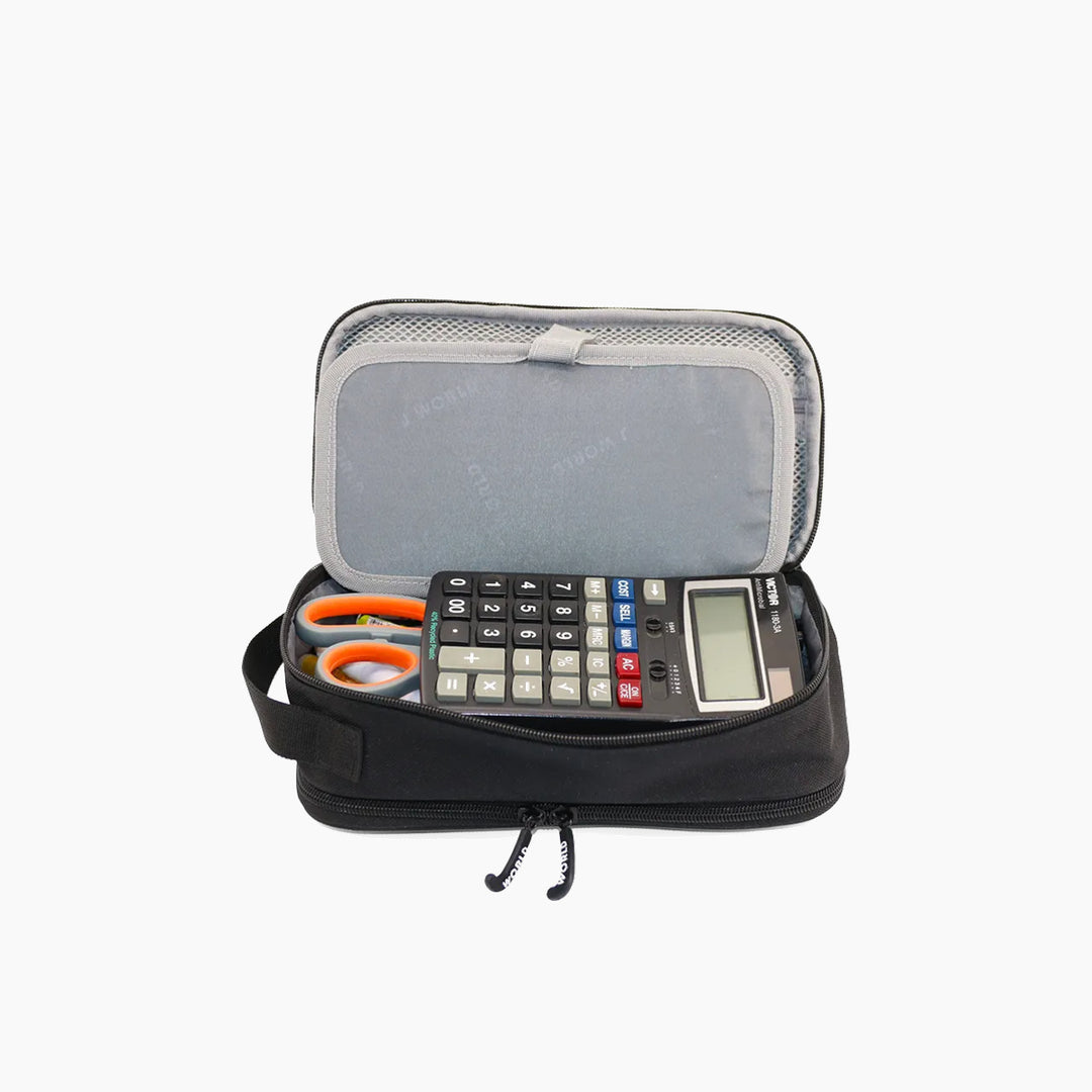 J WORLD Doodle Pencil Case with Handle Strap