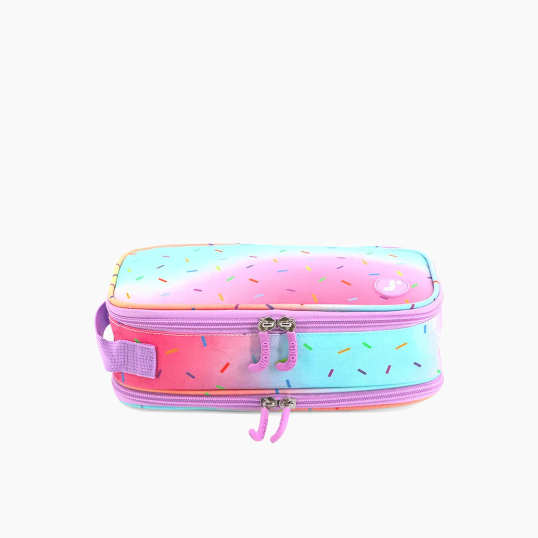 J WORLD Doodle Pencil Case with Handle Strap