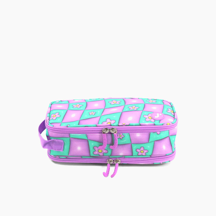 J WORLD Doodle Pencil Case with Handle Strap