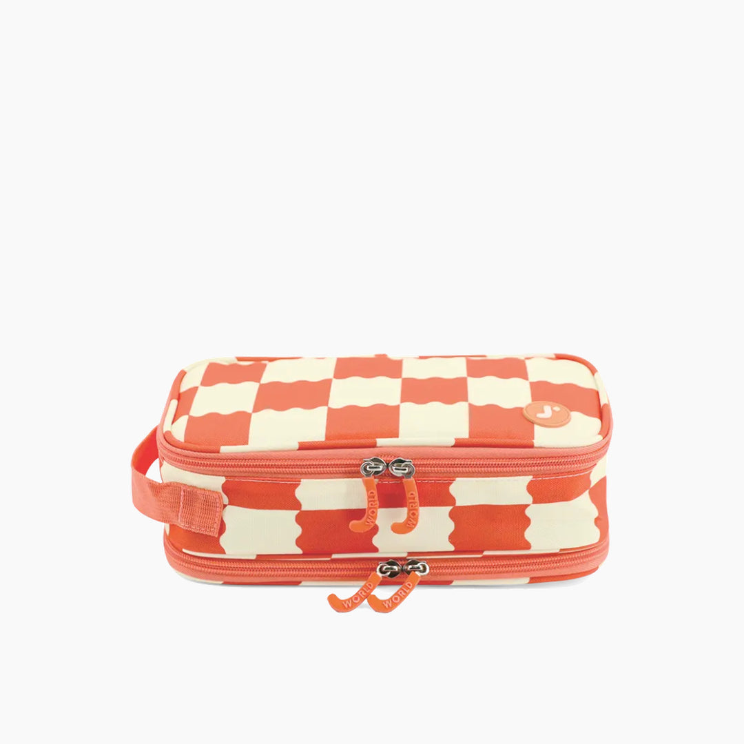J WORLD Doodle Pencil Case with Handle Strap