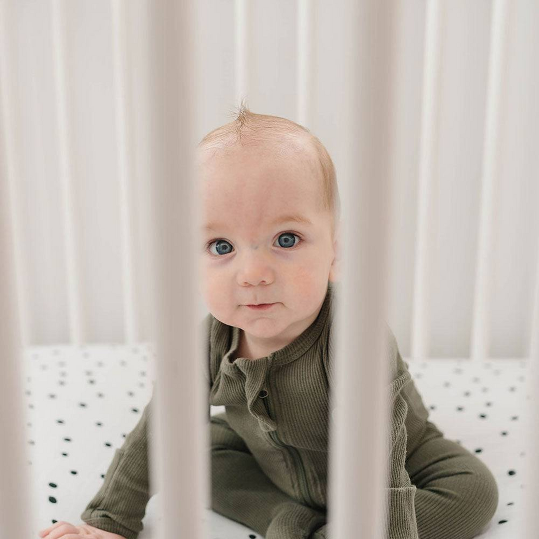 Bebe Au Lait Dottie Oh So Soft Muslin Crib Sheet