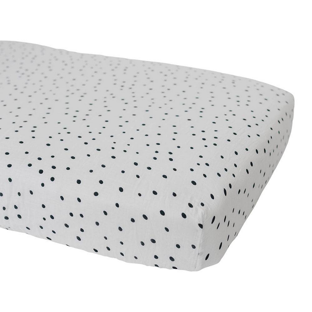 Bebe Au Lait Dottie Oh So Soft Muslin Crib Sheet