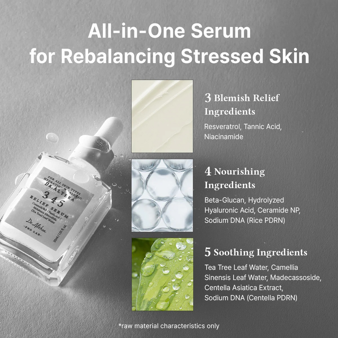 Dr. Althea 345 Relief Serum for calming irritation