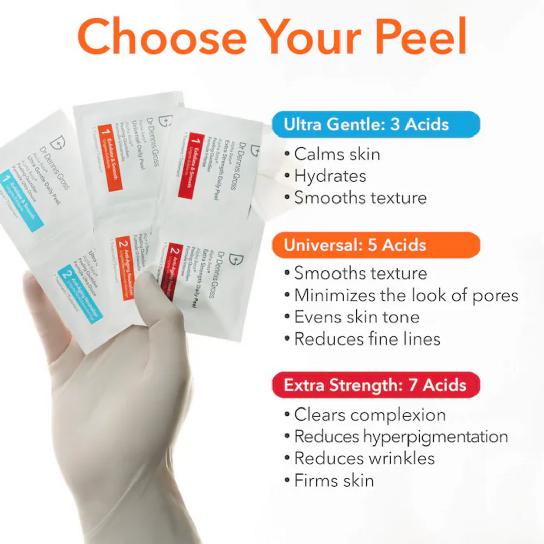 Dr. Dennis Gross Skincare Alpha Beta Ultra Gentle Daily Peel 3 Treatments