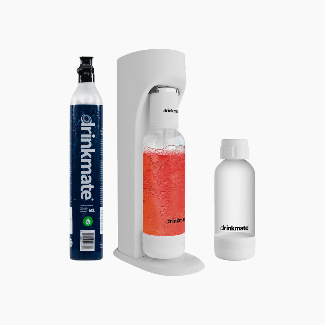 Drinkmate Sparkling Water and Soda Machine With CO₂ Cylinder