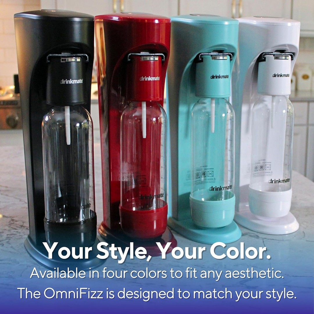 Drinkmate Sparkling Water and Soda Machine With CO₂ Cylinder