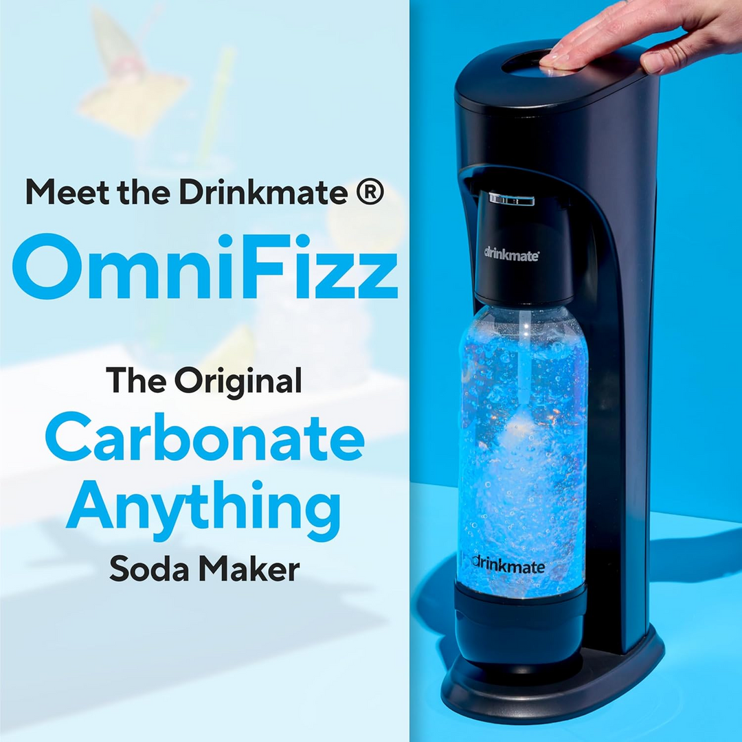 Drinkmate Sparkling Water and Soda Machine With CO₂ Cylinder