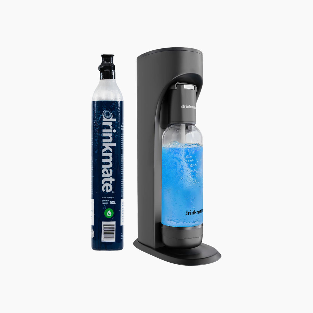 Drinkmate Sparkling Water and Soda Machine With CO₂ Cylinder