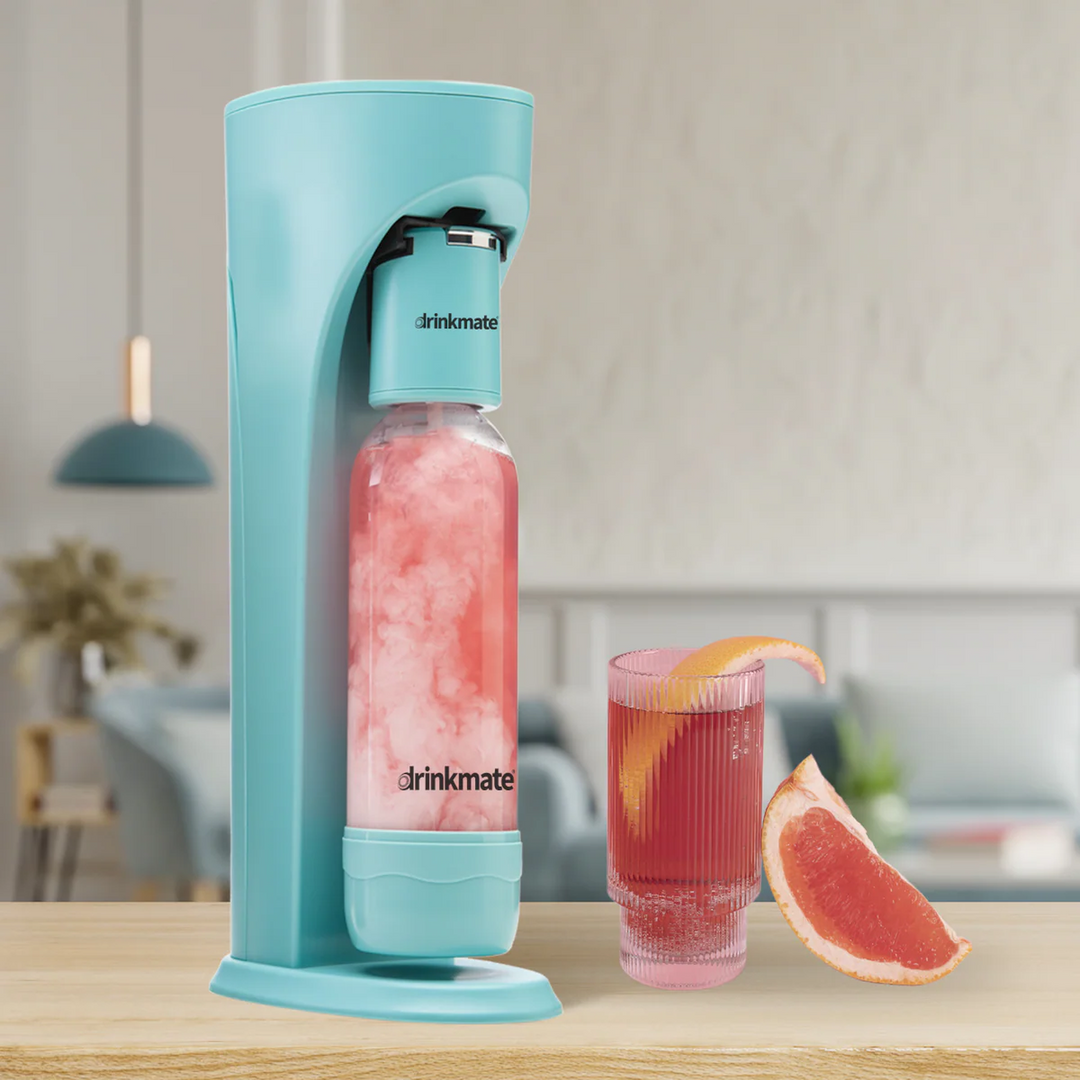 Drinkmate Sparkling Water and Soda Machine With CO₂ Cylinder