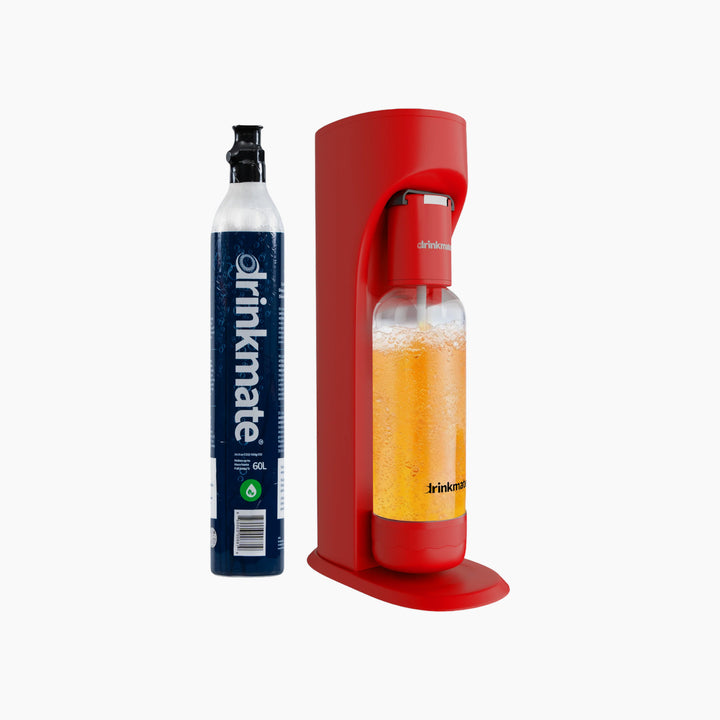 Drinkmate Sparkling Water and Soda Machine With CO₂ Cylinder