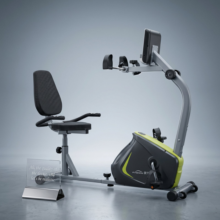 Dual-Action Rehab Bike with Arm Exercisers