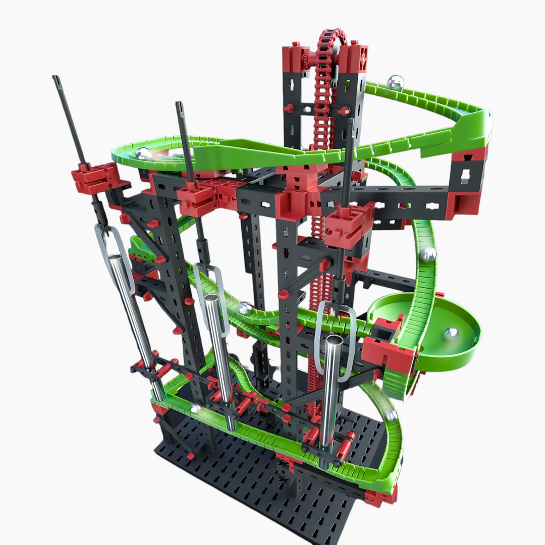 Dynamic Toy construction set with sound-activated elements