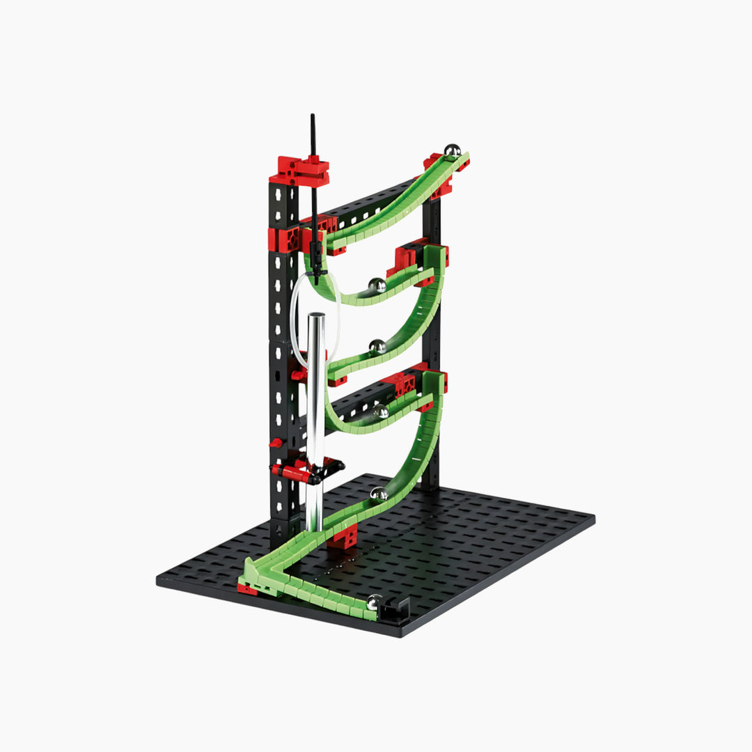 Dynamic Toy ball obstacle course construction set
