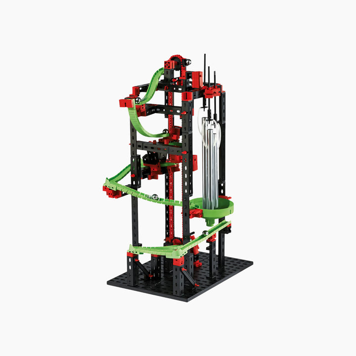 Dynamic Toy ball obstacle course construction set