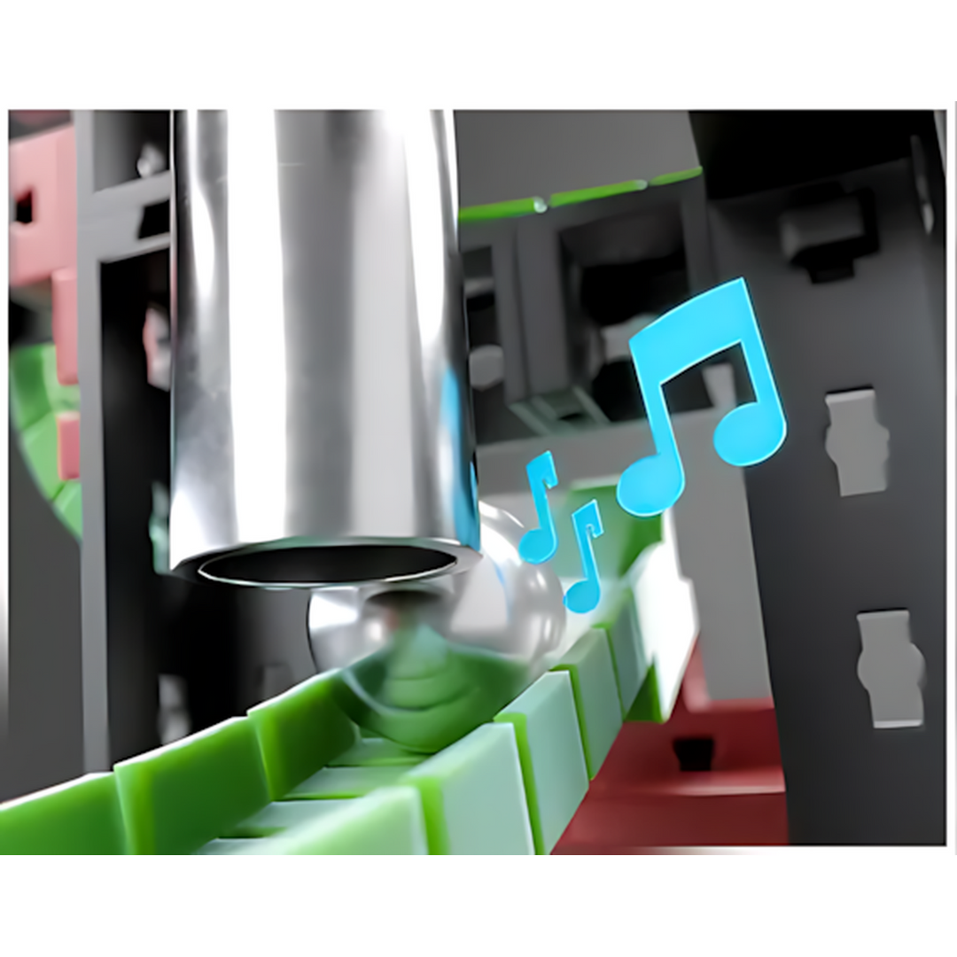 Dynamic Toy construction set with sound-activated elements