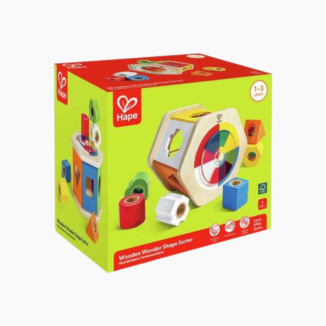 Hape Wooden Wonder Shape Sorter Toy