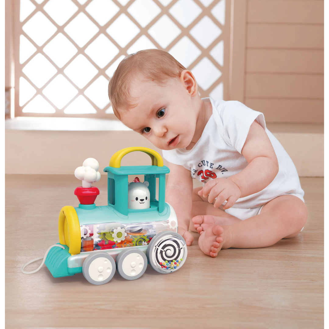 Hola Pull Along Train Engine Toy