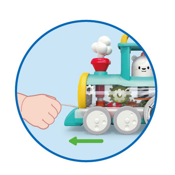 Hola Pull Along Train Engine Toy