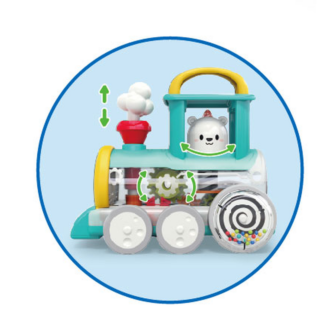 Hola Pull Along Train Engine Toy