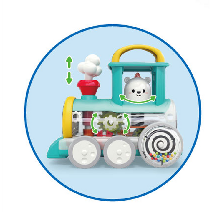 Hola Pull Along Train Engine Toy