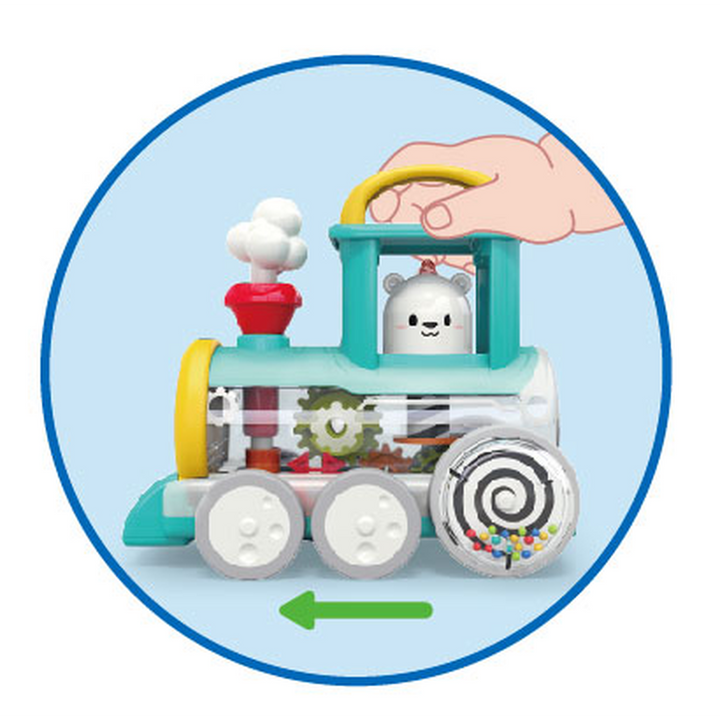 Hola Pull Along Train Engine Toy