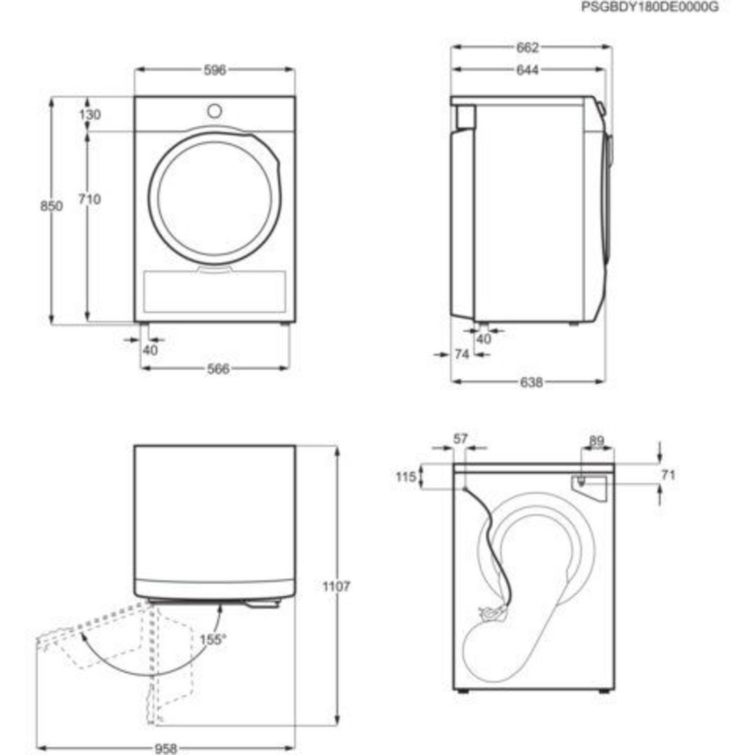 Electrolux Dryer 8 KG