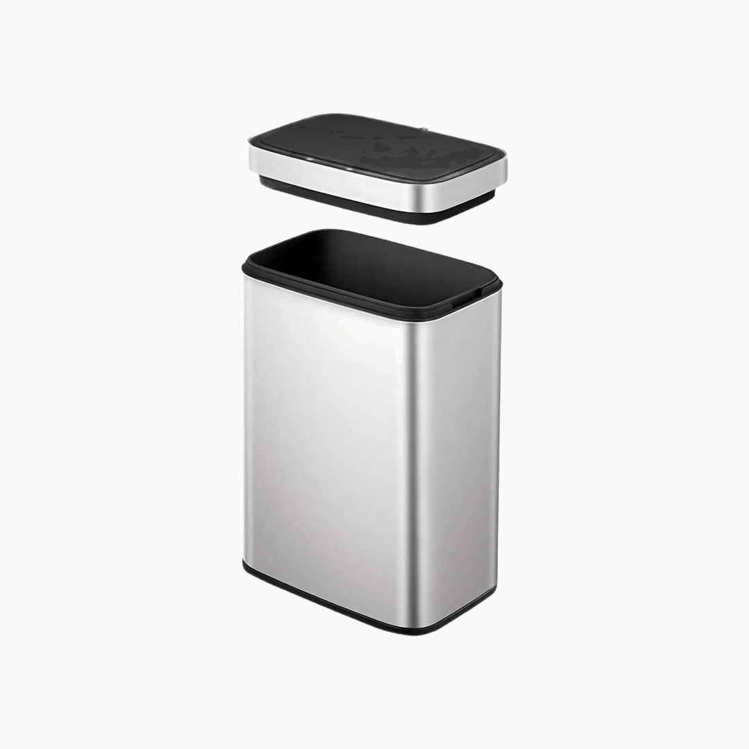 EKO MARVIS 45L fingerprint-resistant stainless steel sensor trash bin