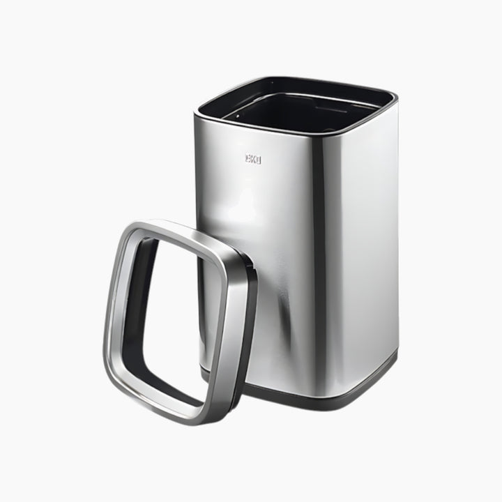 EKO OPEN TOP DUSTBIN SS SQUARE LAGUNA
