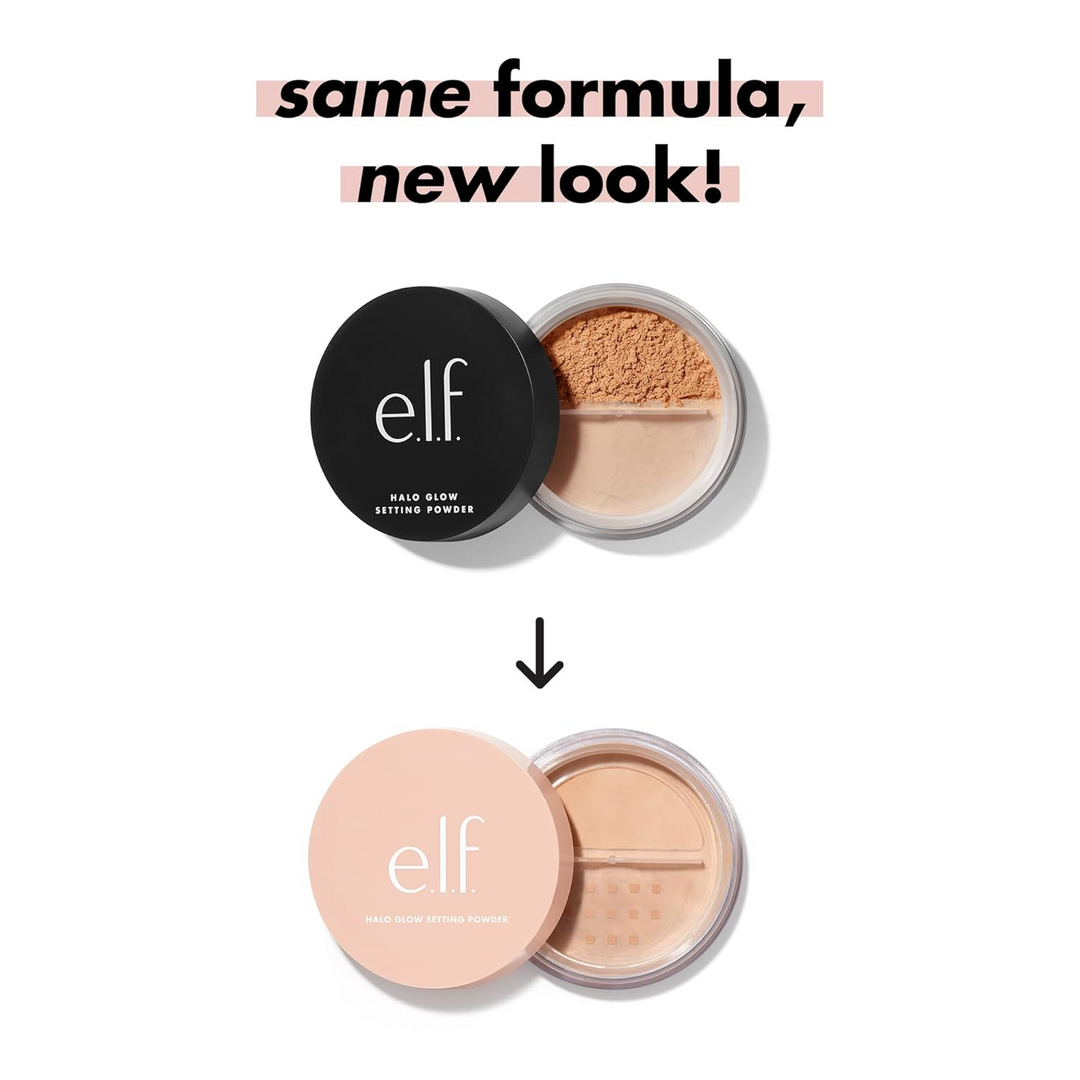 إي.إل.إف بودرة تثبيت هالو جلو وردي فاتح