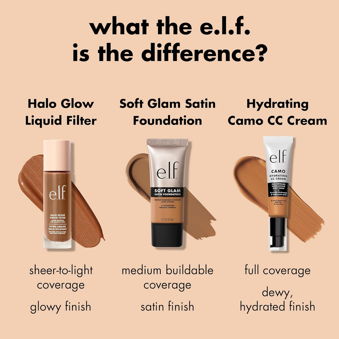 e.l.f. Glam Satin Foundation in shade 13