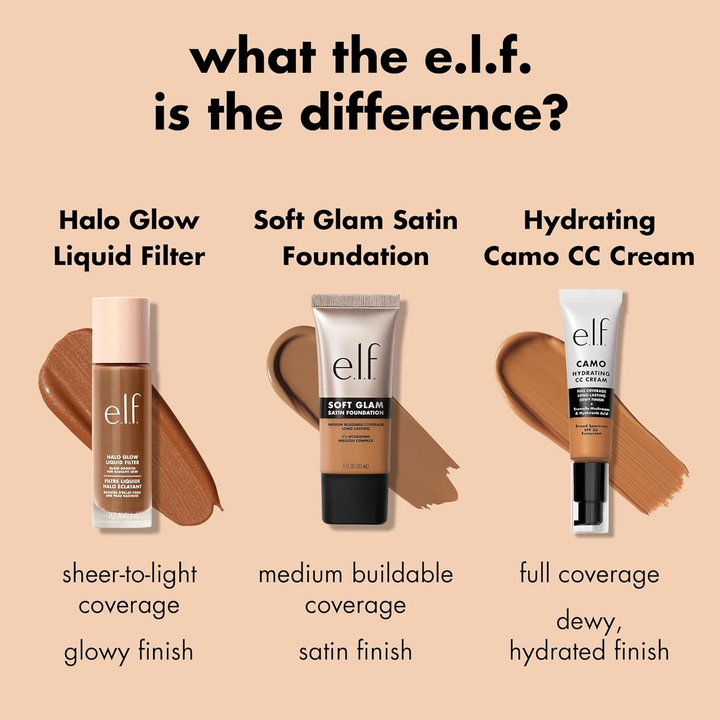 e.l.f. Glam Satin Foundation in shade 13
