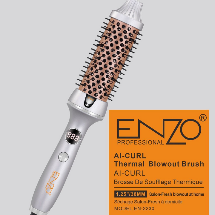 ENZO Glam Round Brush – The Perfect Solution for Smooth, Curly Hair